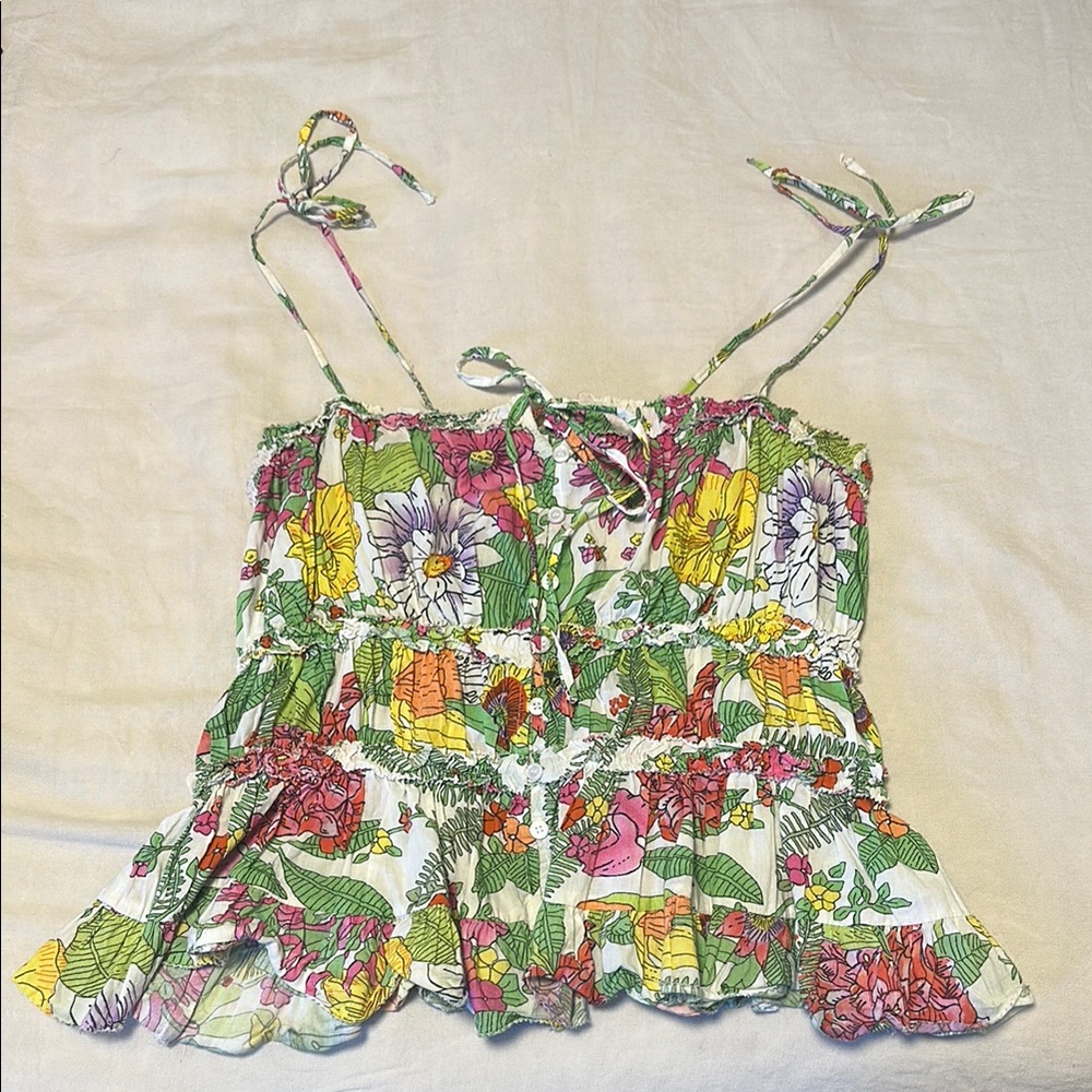 Floral Print Women's Top